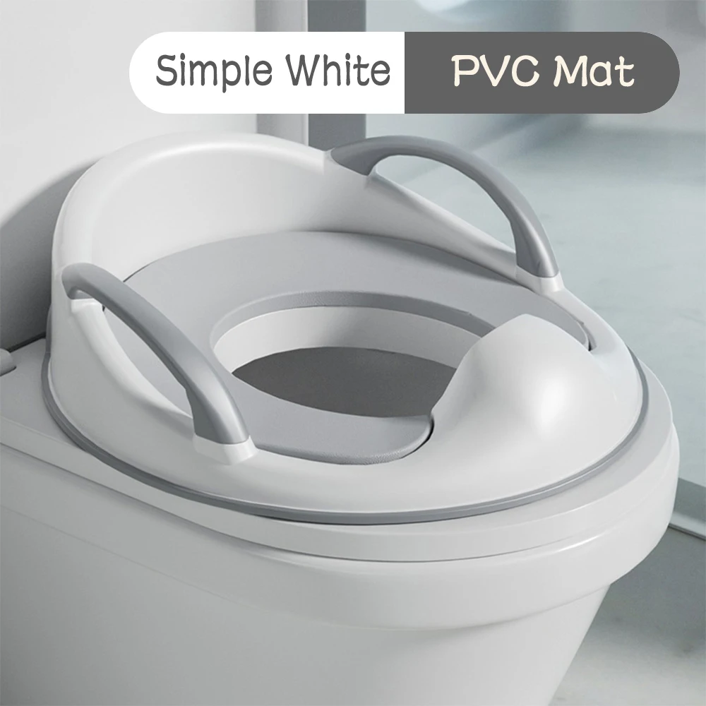 

Toilet Seat for Children Potty Training Seat with Anti-Slip Pads Baby Toilet Trainer with Splash Guard for Kids No Installation