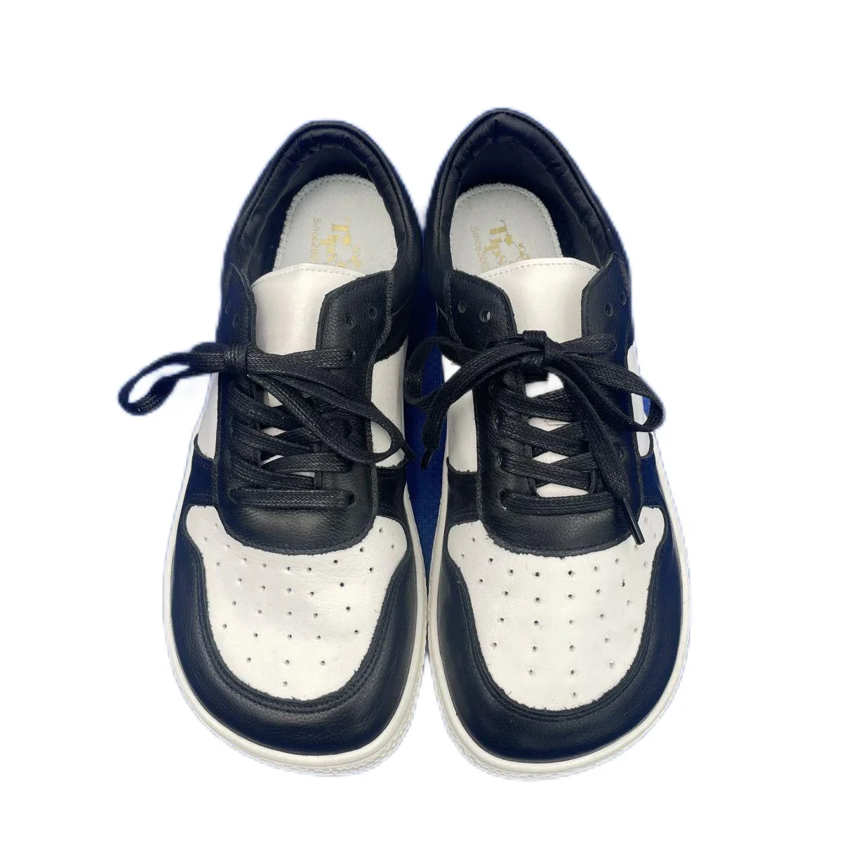 Tipsietoes Barefoot Genuine Leather 2025 New Sneaker For Women Men Flat Soft Zero Drop Sole Wider Toe Box Flexible Light Weight — zdjęcie 2