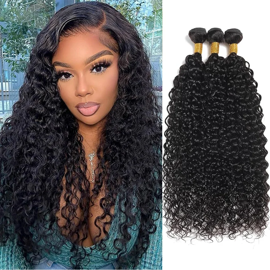 Tiefe Welle Bundles 16 18 20 Zoll Nass und Wellenförmige Bundles 100 % Unverarbeitete Haar Bundles 12A Wasser Welle 3 Bundles Echthaar Verlängerung