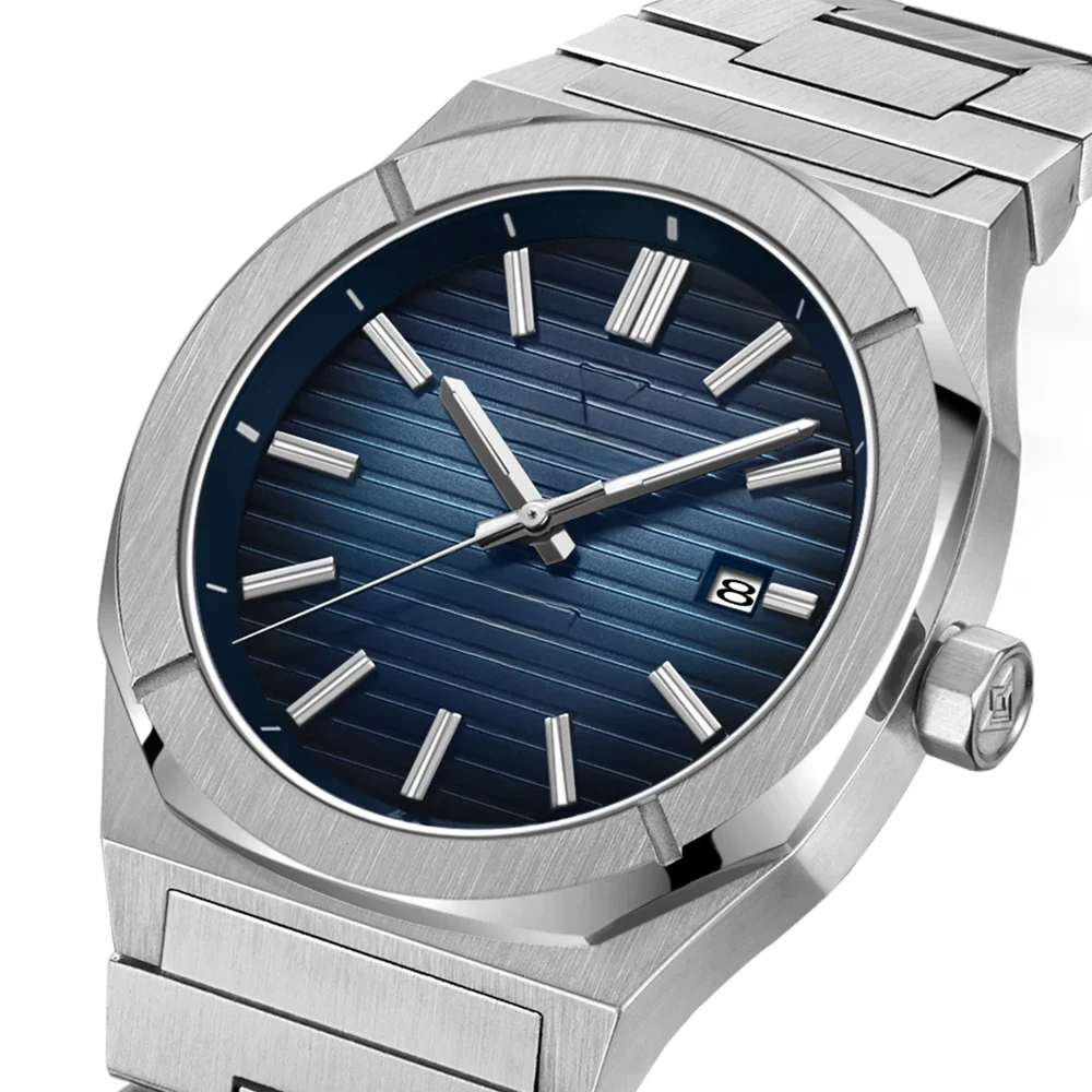 CADISEN Duikhorloge Retro Luxe Saffier MIYOTA 8215 Duitse Designer Mannen Automatische Mechanische Horloges 10 Bar Waterdicht Lichtgevend - afbeelding 2