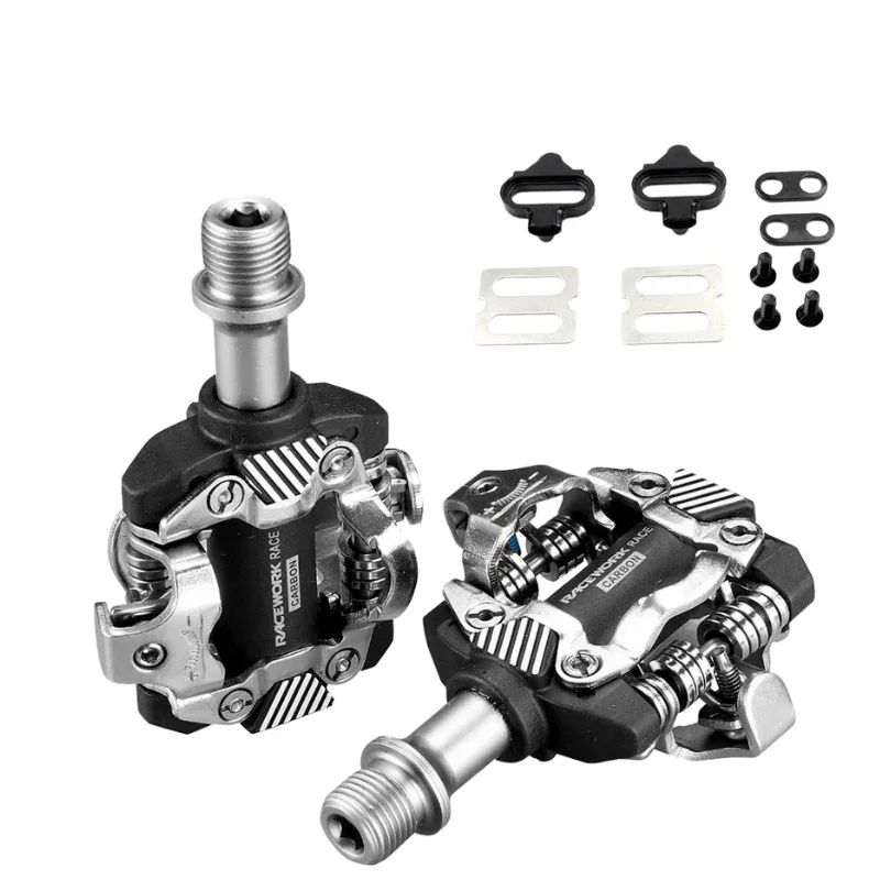 AliExpress RACEWORK X-M8100 Bike Pedals Self-Locking Carbon Fiber Ultralight SPD DU Bearing MTB Bicycle Die