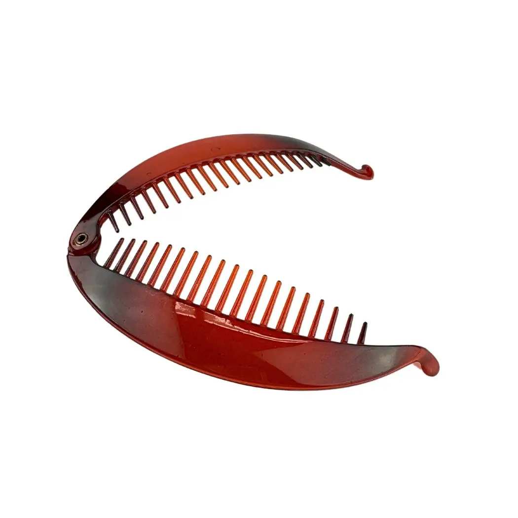 Pinces à cheveux en gel brun et noir, 12 pièces