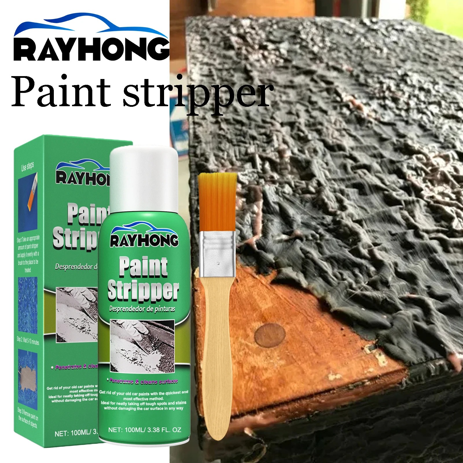 

Rayhong средство для зачистки автомобильной краски, быстрое удаление автомобильной краски, защита поверхности автомобиля, удаление прочных пятен, мягкий универсальный инструмент для зачистки краски