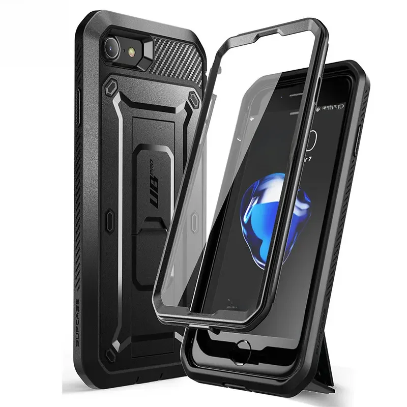SUPCASE dla iPhone SE 2022/2020 etui dla iPhone 7/8 etui UB Pro wytrzymała obudowa etui z wbudowanym ochraniaczem ekranu — zdjęcie produktu 7