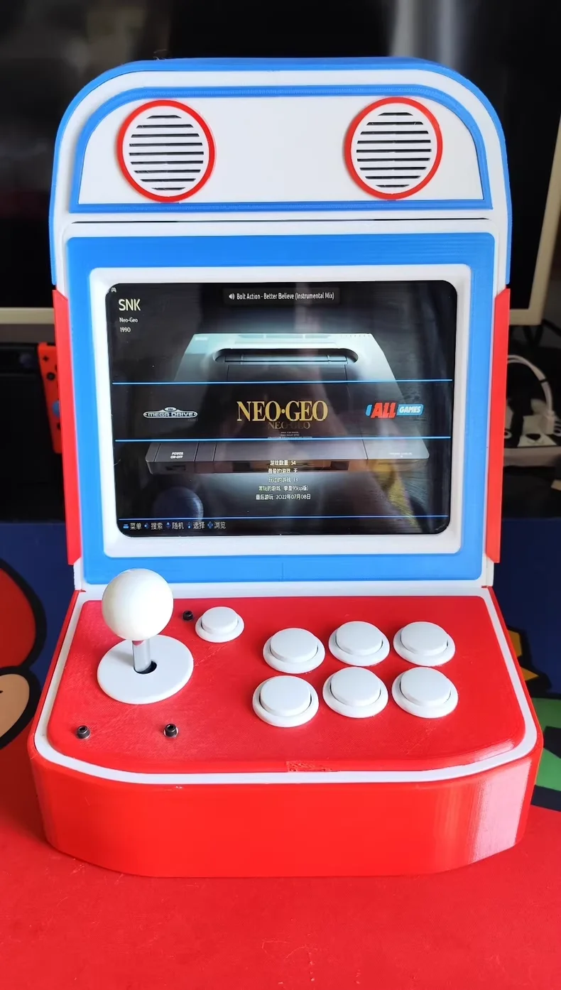 

Настольная аркадная игровая консоль с 3D-печатью, 560 игр и VGA, порты HDMI для подключения к внешней игровой консоли или компьютеру