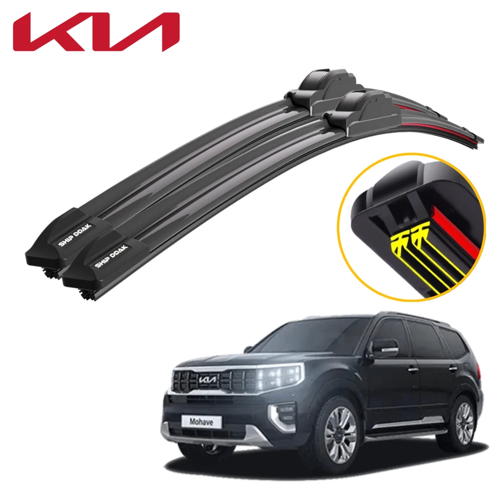 1 1 Easy Kia Mohave Bis Car Triple X2 Wiper Blade Brush