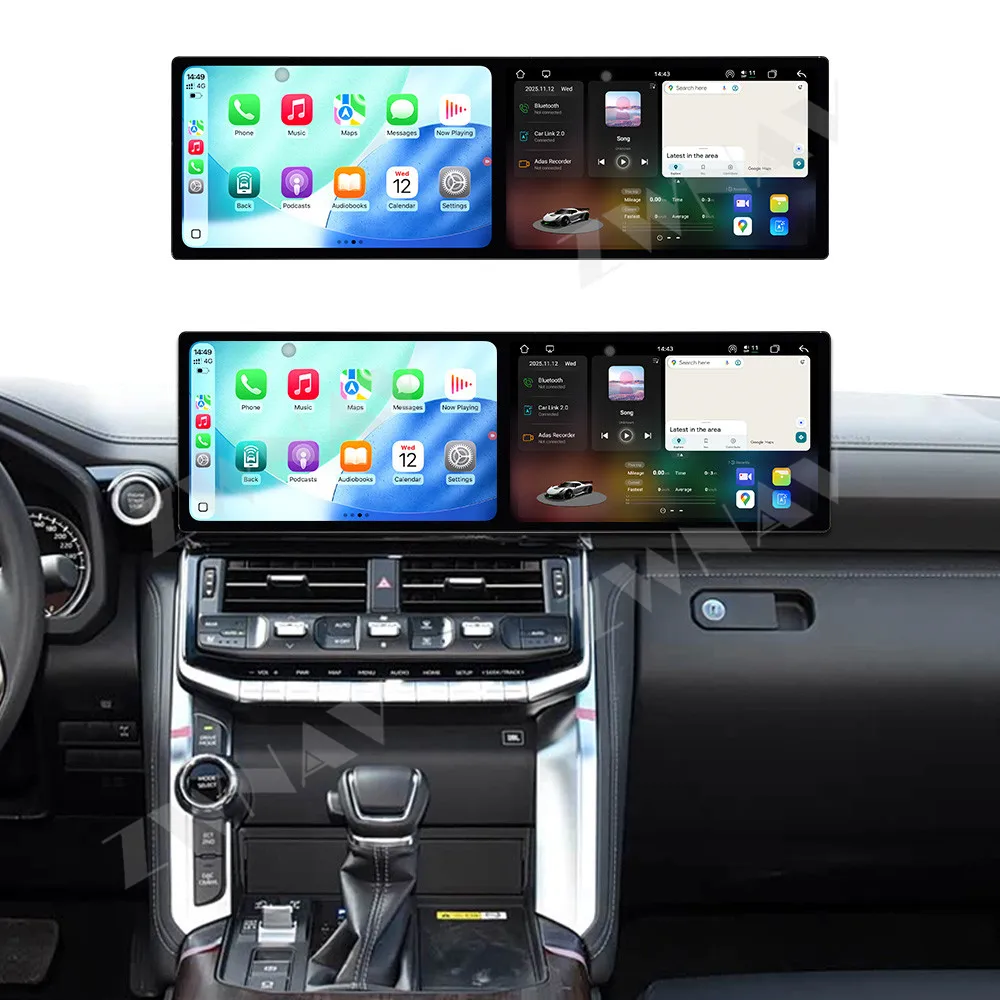 ZWNAV Android 15 Car Radio For Toyota Land Cruiser 2022 Wireless CarPlay Android Auto DSP Sound GPS Navigation Fast Boot