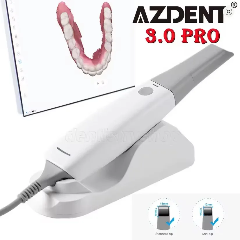 

AZDENT Dental Digital Impression внутриротовой 3D-сканер - со сканированием реального цвета
