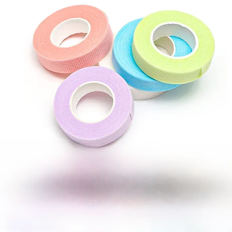 4 rouleaux de bandes d'extension de cils colorées, bandes adhésives souples médicales professionnelles pour greffer les cils, outils de maquillage et de beauté