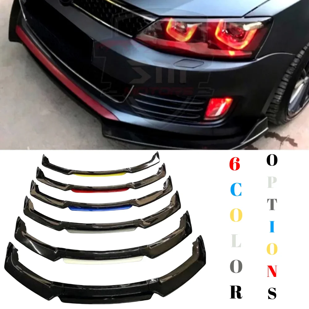 4 Piece Front Bumper Lip For Volkswagen Golf 7  7,5 Car Accessories Five Color Options Flap Modified Sport Exterior Parts Tuning