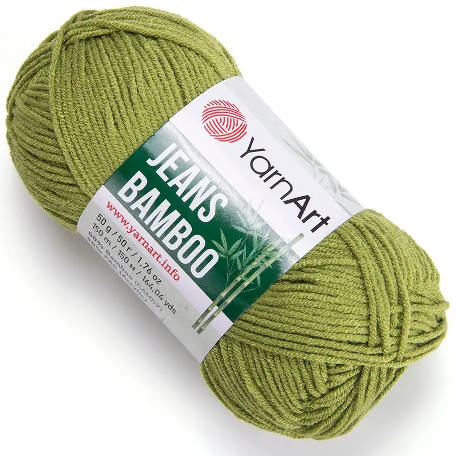 Yarnart Jeans Bamboo Yarn for Hand Knitting Amigurumi Crochet Thread DIY Baby Knitwear Scarf Shawl Sweater Cardigan Beanies