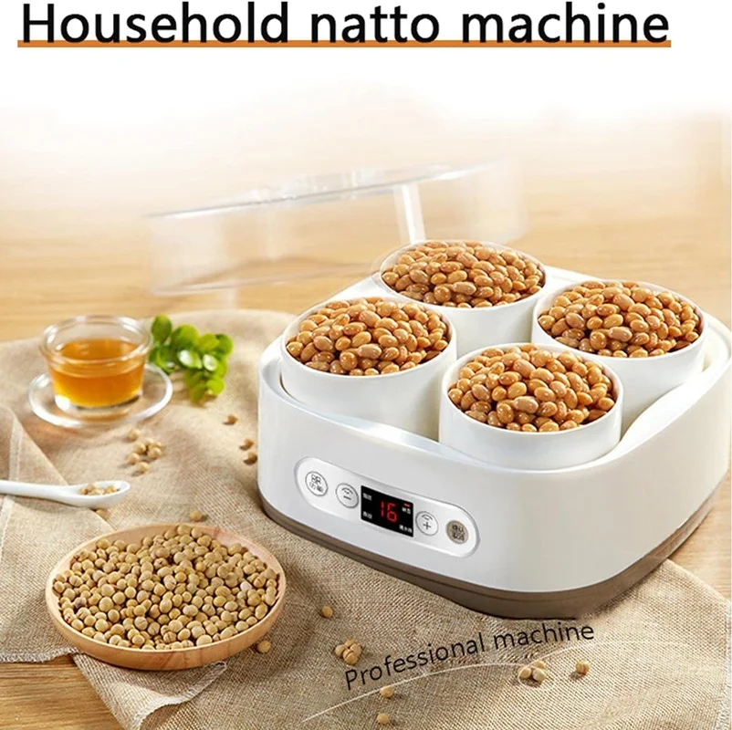 1.5L Intelligence Natto Machine For Fermentation Slow Cooker Steamer Stew Pot Yogurt Maker Pickle Rice Wine 40℃ Constant Temp