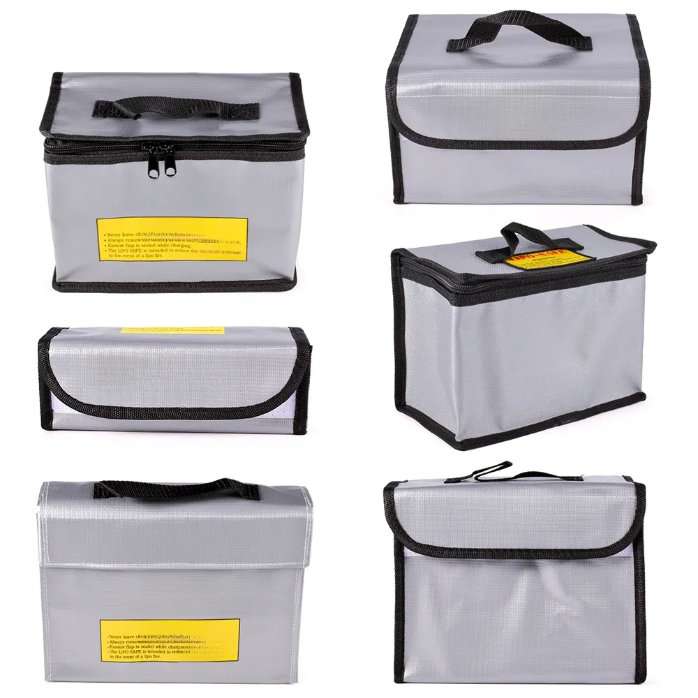 Lipo garde sac de sécurité ignifuge antidéflagrant Portable Lipo sac de sécurité pour RC FPV course Drone voiture batterie sûre