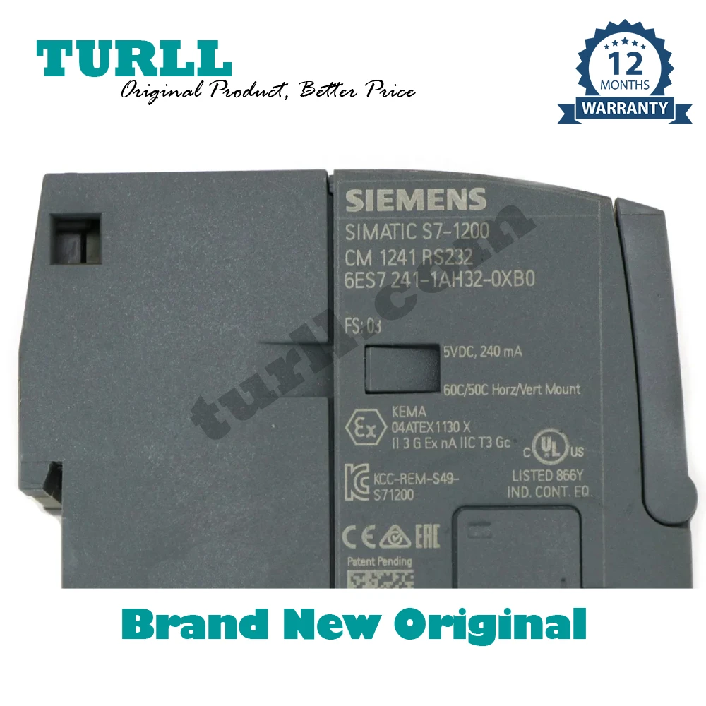 6ES7241-1AH32-0XB0 6ES72411AH320XB0 6ES7241-1CH32-0XB0 6ES72411CH320XB0 SIMATIC S7-1200 Original Brand New SIEMENS