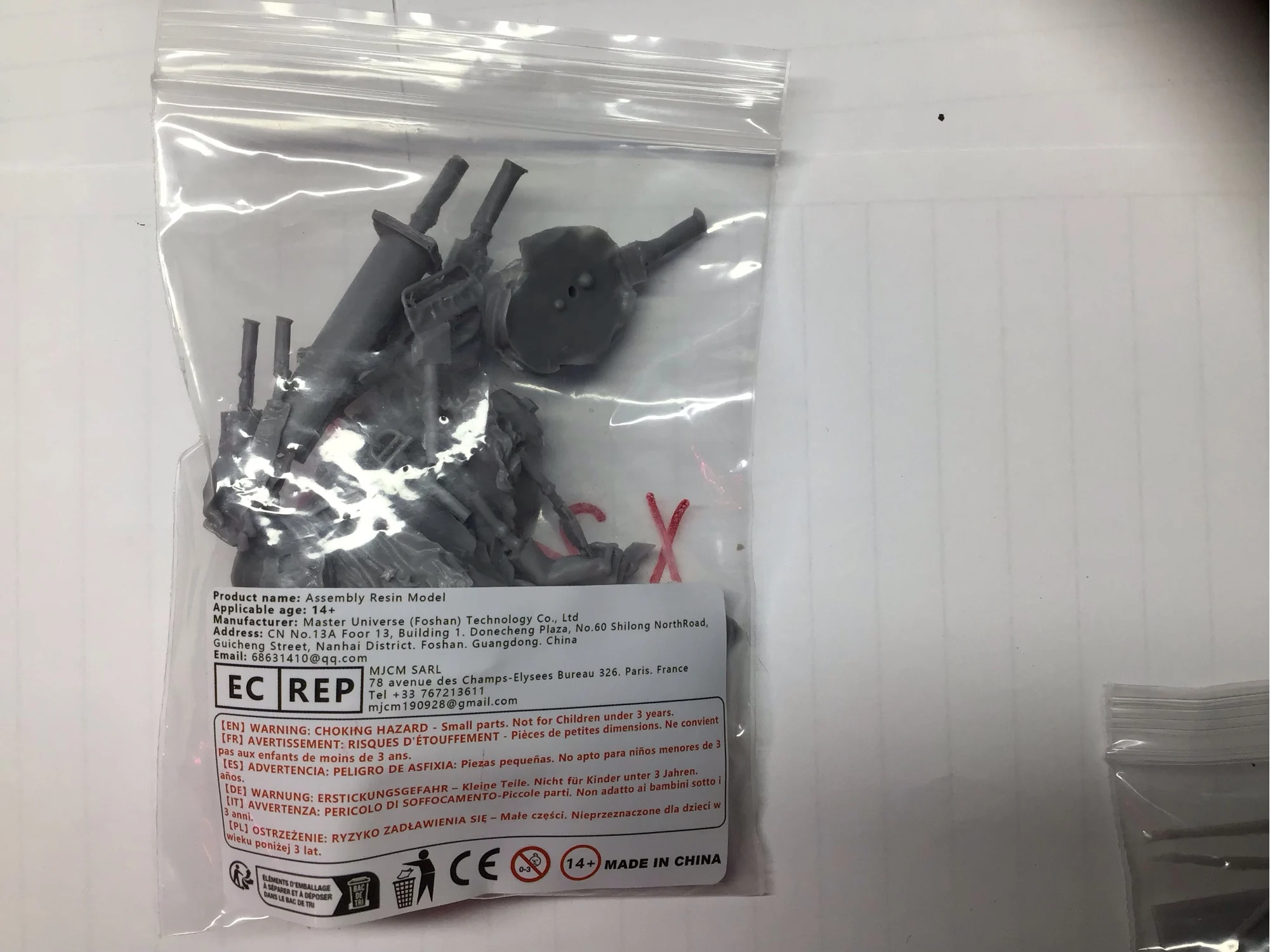 Buyer photo of this resin kit