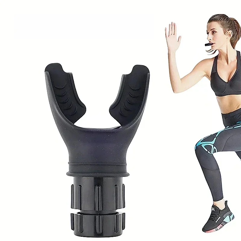 Entraîneur de respiration de sport, 1 pièce, exercice, embout buccal pour le visage, respirateur, équipement de Fitness pour la maison, accessoires de soins sains