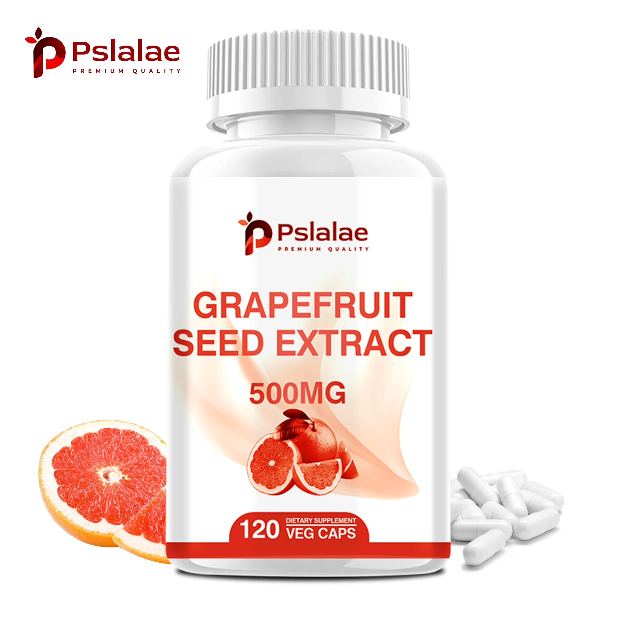 Grapefruit Seed Extract 500mg - Helps Support A Healthy Immune System and Gastrointestinal Tract - 120 Capsules