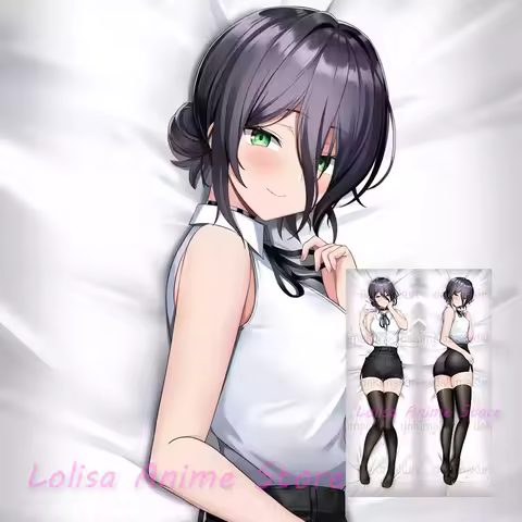 Reze Dakimakura Anime Body Pillow Cover Double-Sided Print Pillowcase Life Size Birthday Gifts