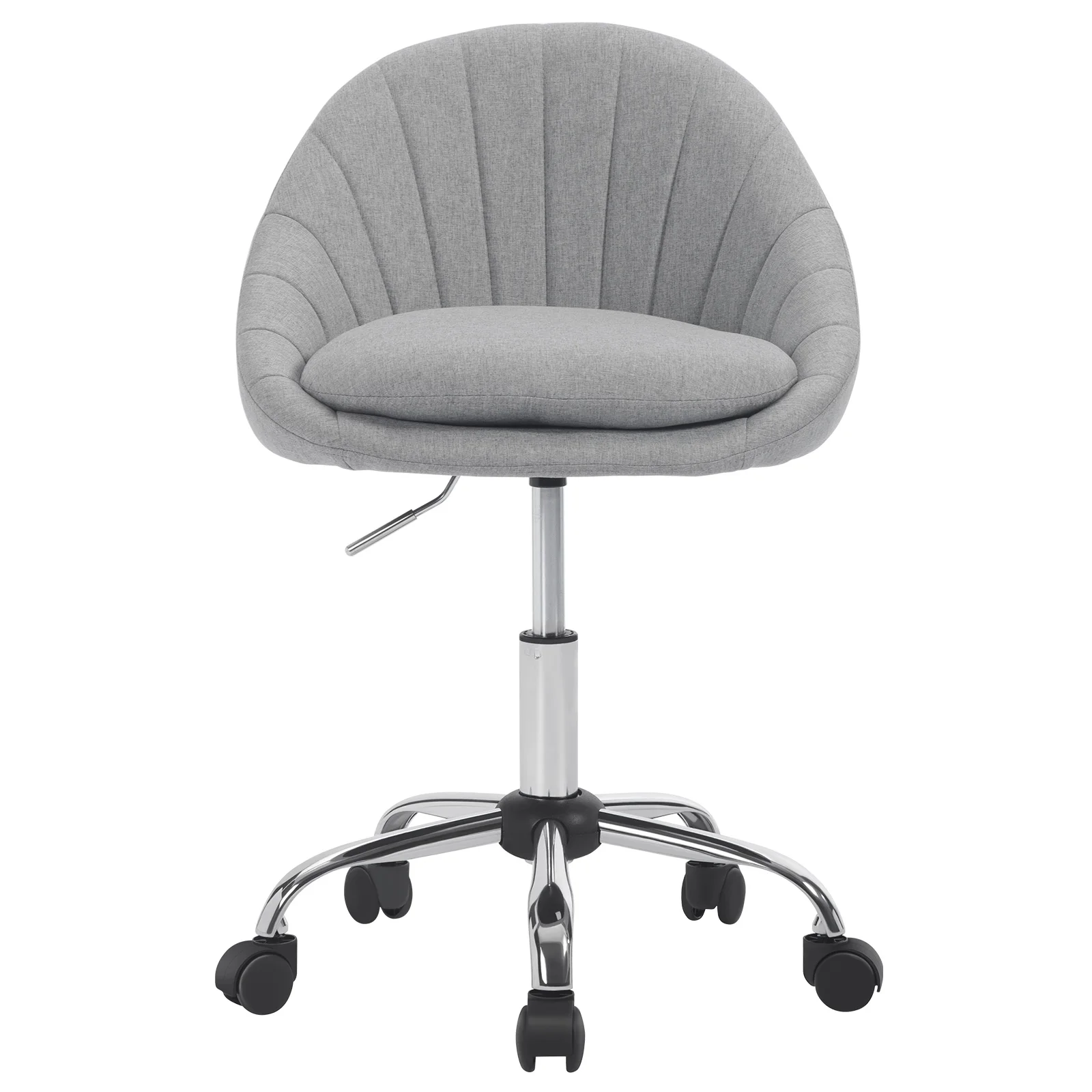 WOLTU Ergonomische make-up cosmetische stoel Draaibare bureaustoel met wielen Bureaustoel voor thuis schrijven, studeerkamer