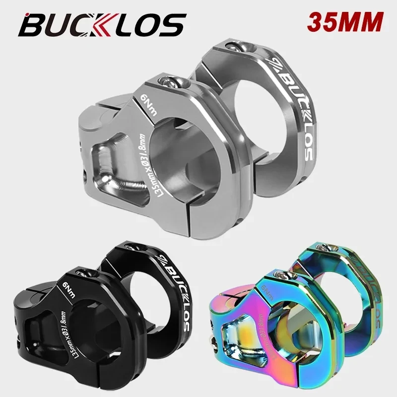 BUCKLOS Ultralight Hollow Mtb Stem CNC Aluminum Short Bicycle Table High Strength DownHill Mountain Bike Power Cycling Parts