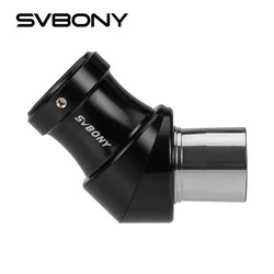 SVBONY SV222 1.25-inch 45/90 Degree Correct Image Prism Diagonal Fully Multi-Coated Metal for Refractor Telescope