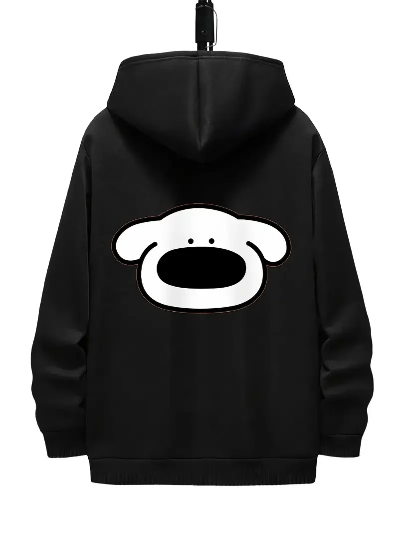 

2024 new men's high-quality hooded sweatshirt, y2k creative printed breathable men's sports street sweatshirt