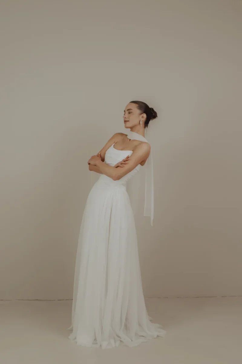 Annie Abiti da ballo bianchi Abiti da sera a trapezio con spalle scoperte in tulle Occasioni speciali Abiti da festa eleganti da donna فسات Бmavera