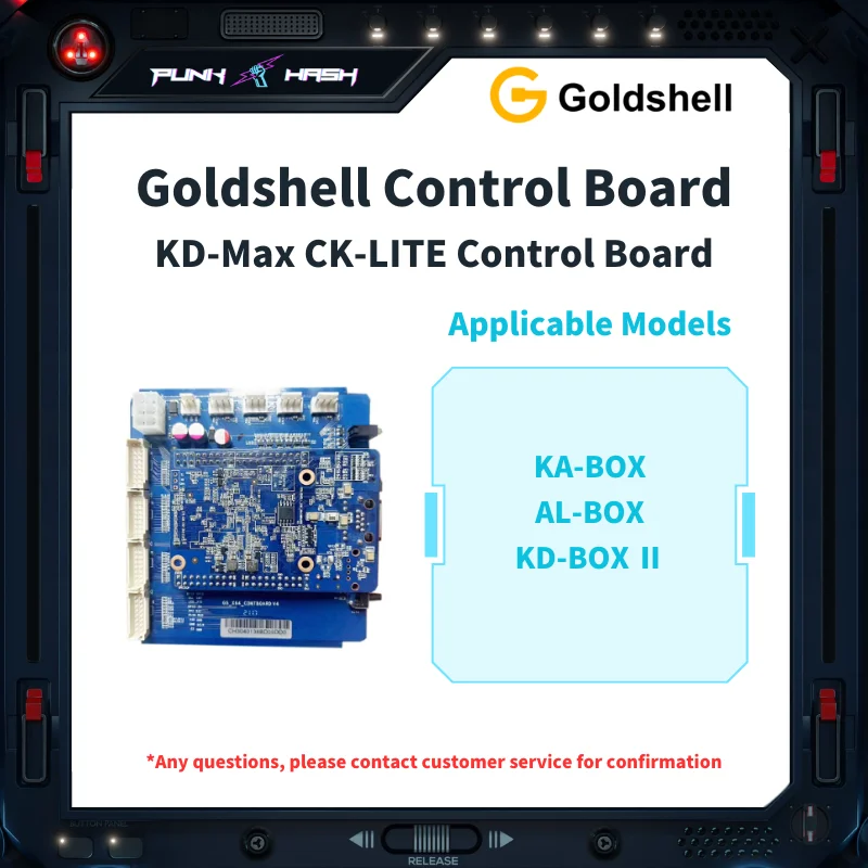

Goldshell KABOX Control Board ALBOX KDBOX II MinidogeIII KD-MAX CK-Lite Controller Control Board