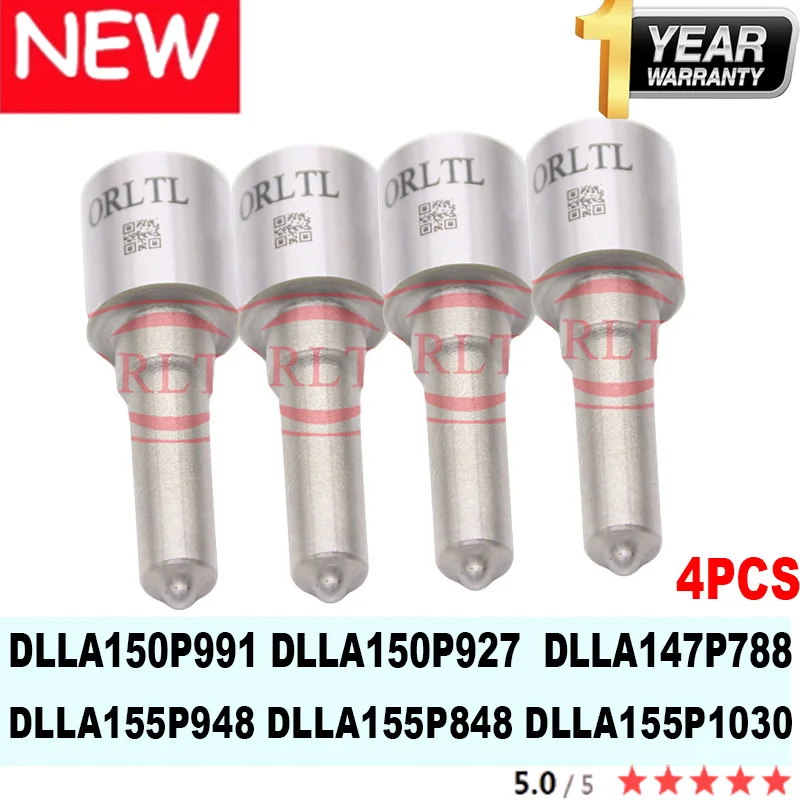 

ORLTL DLLA155P1030 DLLA150P927 DLLA150P991 DLLA147P788 DLLA155P948 DLLA155P848 Diesel Commmon Rail Nozzle for DENSO 4PCS/LOT