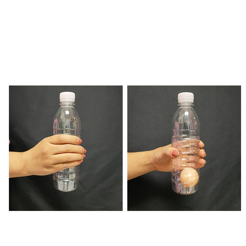 Egg Into Bottle Magic Tricks  Of Egg Disappearing Through Bottle Stage Illusions Gimmick Accessores Funny Close Up Magic