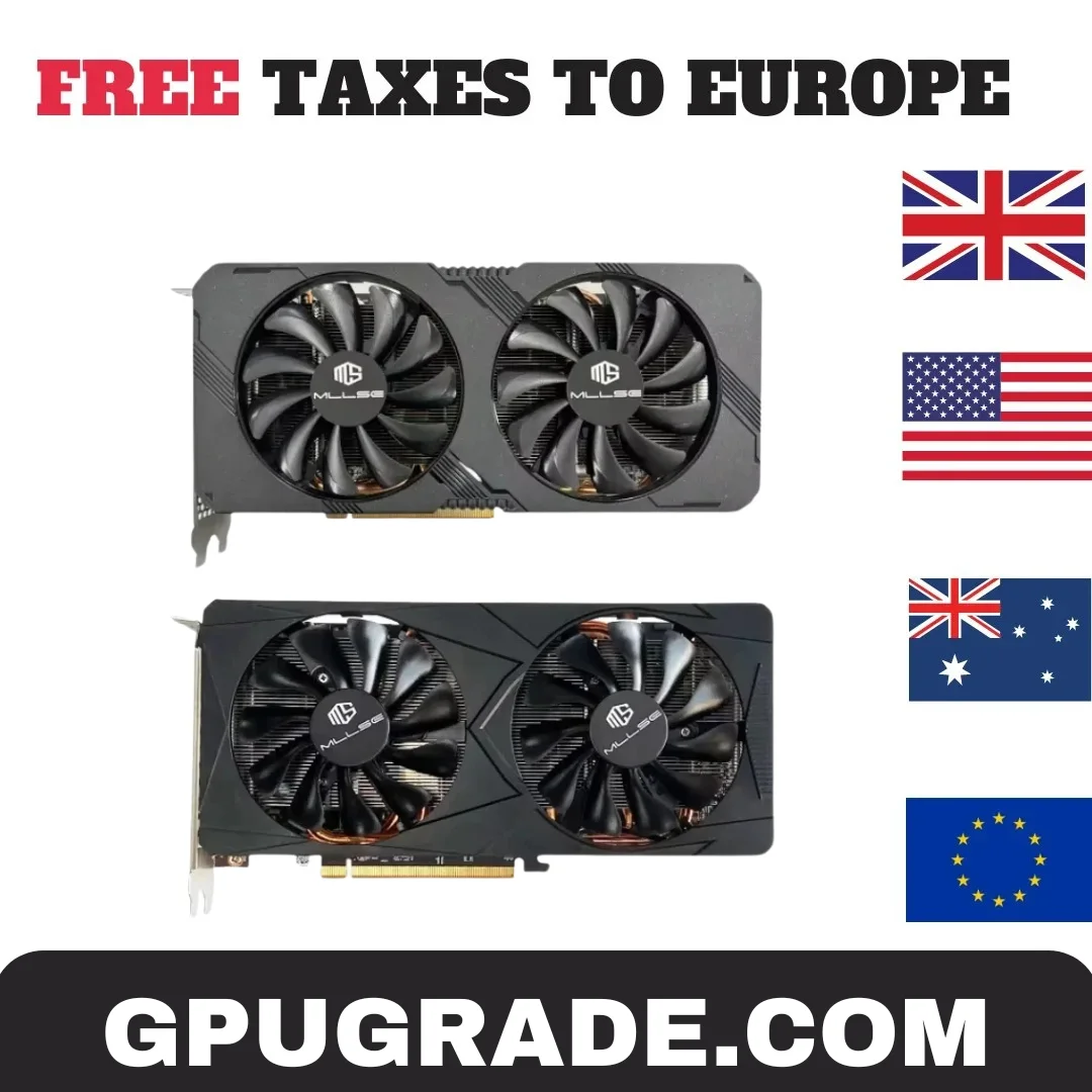 USED MLLSE  RX 5700 XT 8GB Placa De Video Graphics Card GDDR6 256-bit 7nm game Video Card rtx 5700 xt 8gb Support Desktop CPU
