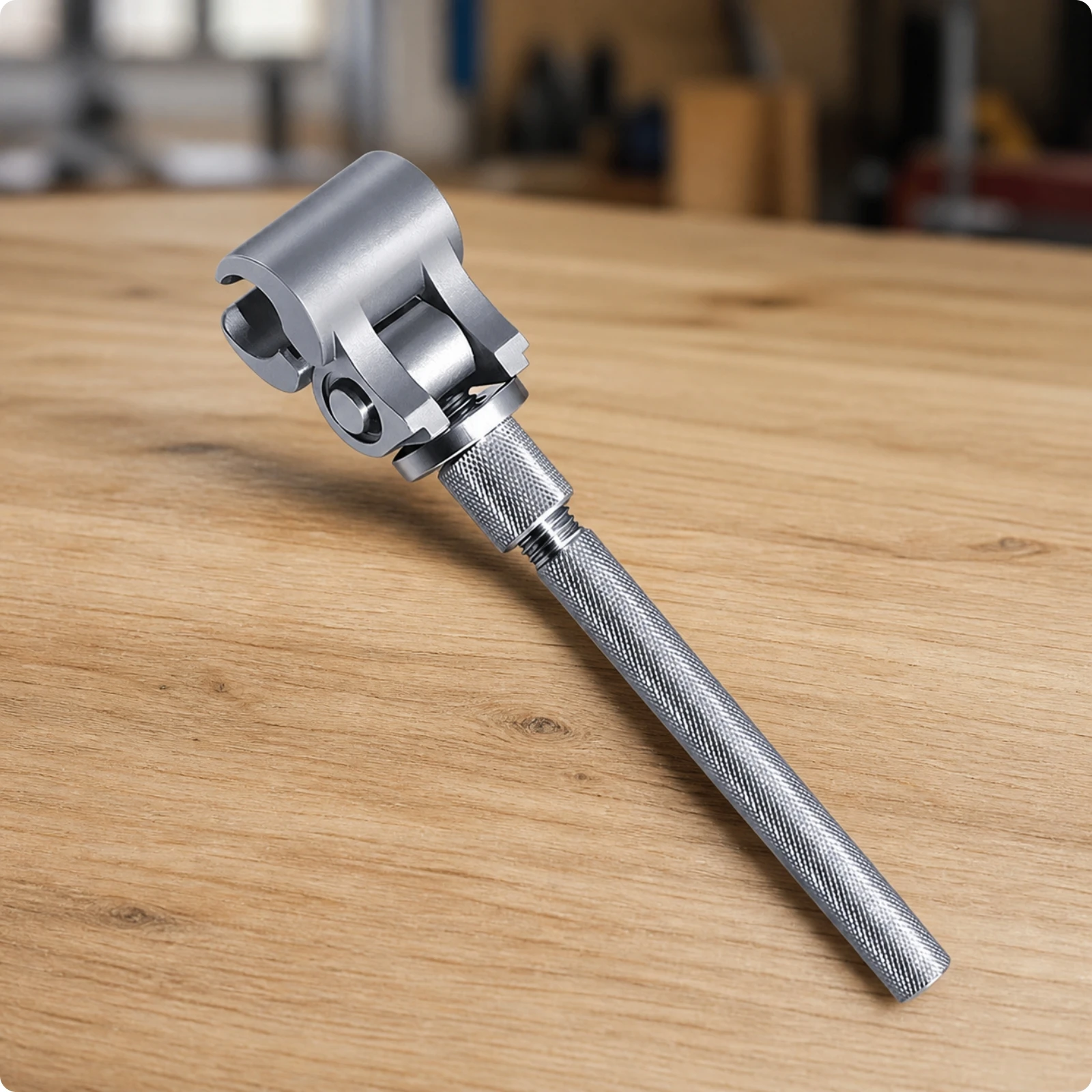 Stainless Steel Adjustable Hinge Wrench Silver-Tone Finish Door Hinge Adjusting Tool for Home Repairs