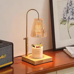 Candle Warmer Lamp Retro Melting Wax Lamp LED Lamp Dimming Aromatherapy Table Lamp for Bedroom Bedhead Home Decor