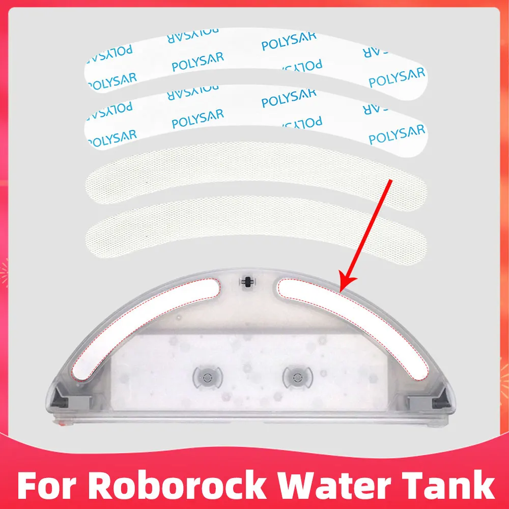 For Xiaomi Roborock S5 Max S6 S6 MaxV S6 Pure E4 E5 Water Tank Hook And Loop Fastener / Touch fasteners / Velcro Replacement