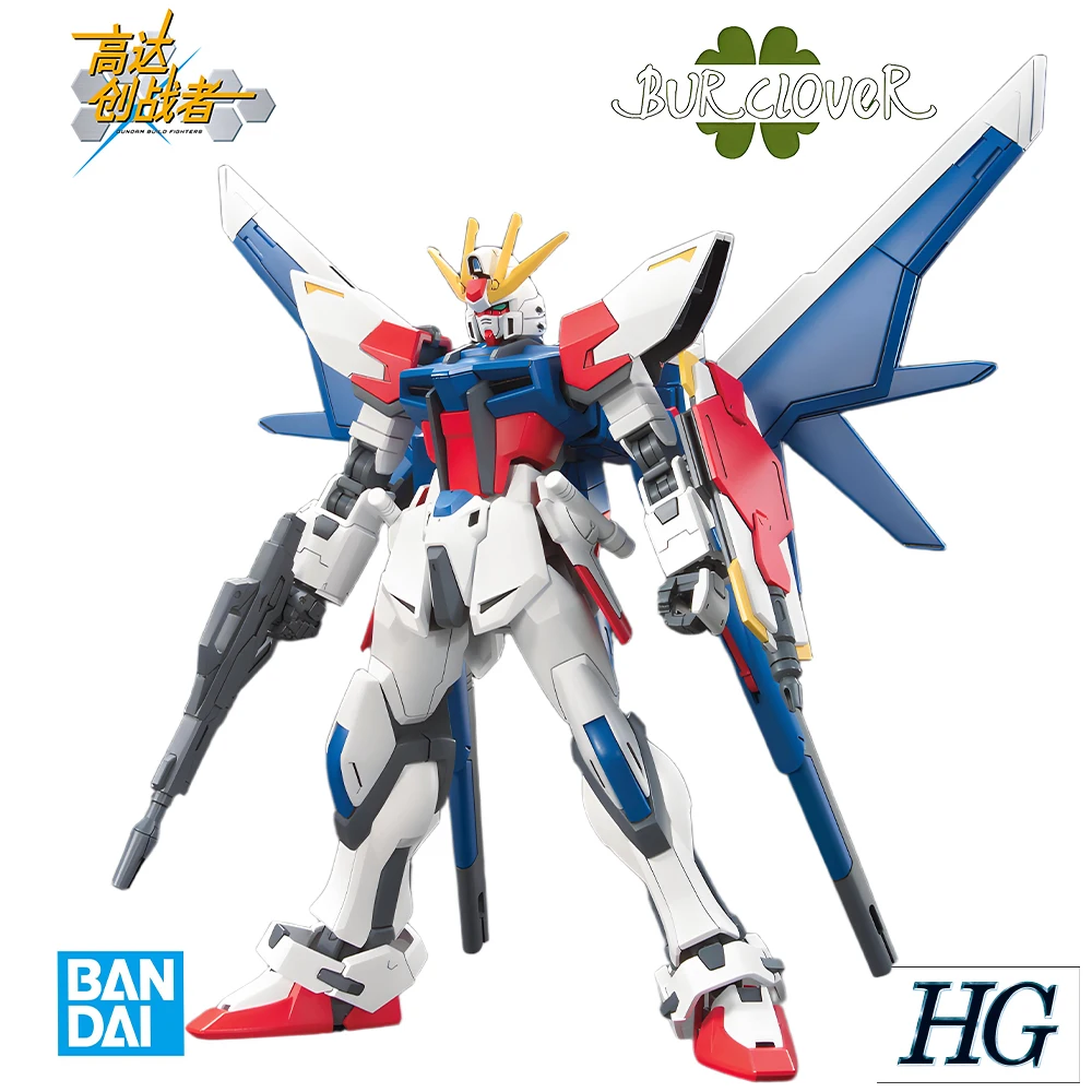 BANDAI Modello di assemblaggio originale HG1/144 BUILD STRIKE GUNDAM PACCHETTO COMPLETO Figurine di personaggi anime assemblare da collezione Disponibile