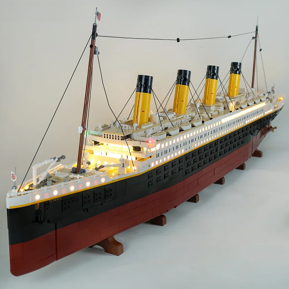 Ensemble de lumières LED pour blocs de construction Titanic Liverpool, kit de lampe, sans modèle, soleil des rêves, cadeau de Noël, nouveau, 10294