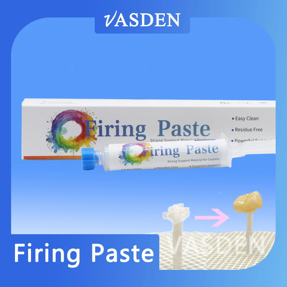 Imagem -05 - Vasden Dental Firing Paste Material Dental Lab Porcelana Coroa de Zircônia 12ml