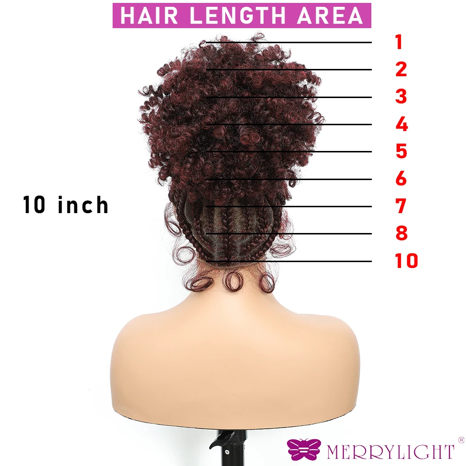 Cornrow Braided Wigs Synthetic Full Lace Braids Wig with Baby Hair Short Afro Curly Knotless Braided Lace Wig for Black Women
