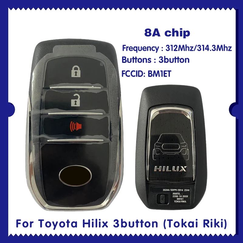 

For Hilix 3button (Tokai Riki) 312Mhz/314.3Mhz BM1ET CN007092