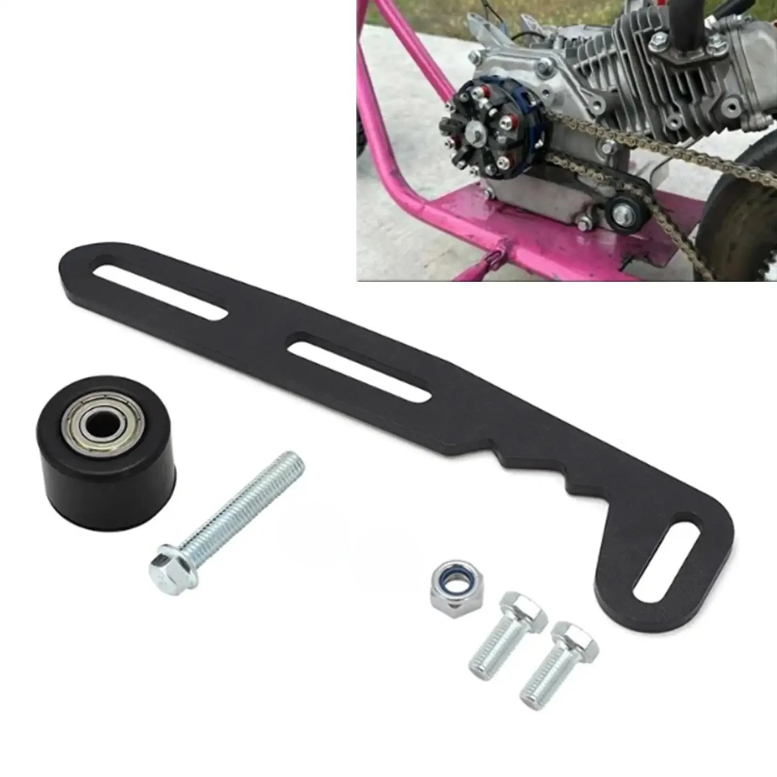 AliExpress perfeclan Mini Bike Chain Tensioner Replacement BT200x ct100U Adjuster for Mini Bike Doodlebug dB30 Go Kart Bike Motorcycle Accessory