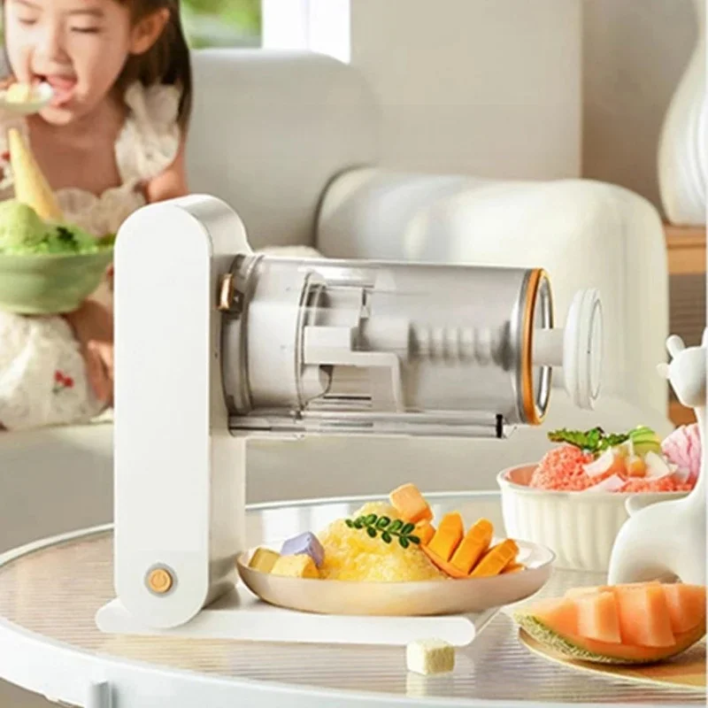 Ice Crusher Electric Ice Shaver Machine USB Chargable Small Household Kitchen Make Smoothies Machine