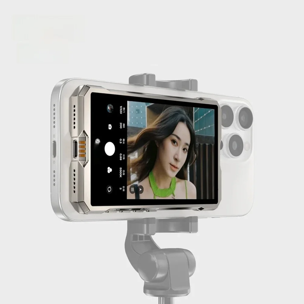 Fotorgear MS01 Bezprzewodowy Magnetyczny Monitor Selfie do Smartfona do Vlogowania, Transmisji na Żywo i Nagrywania Wideo — zdjęcie 2