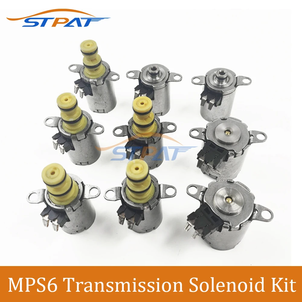 

STPAT 9 PCS MPS6 6DCT450 Transmission Solenoid Kit for Volvo Land Rover Ford Mondeo Focus 2011-2016