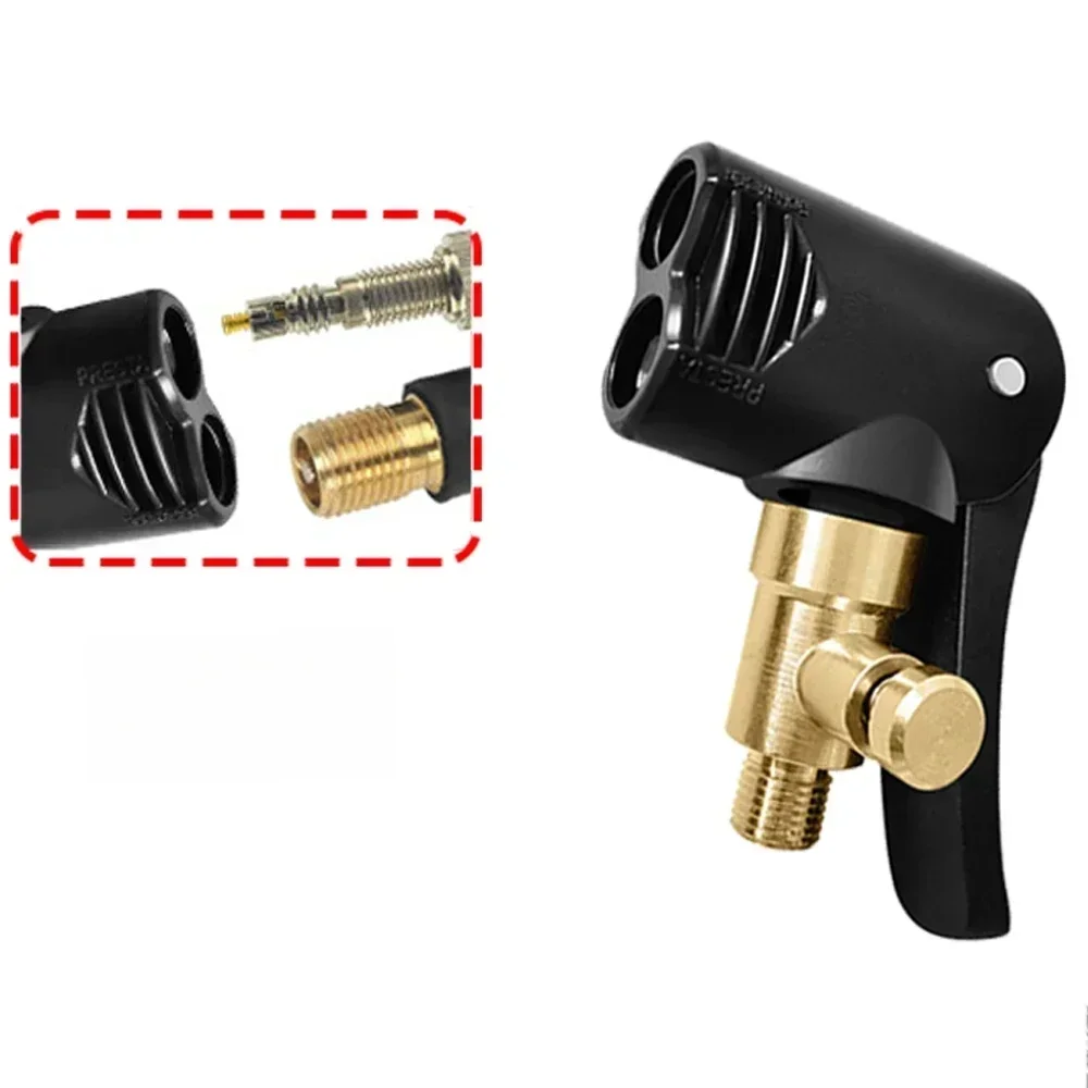 AliExpress 2-In-1 Bicycle Pump Nozzle Hose Adapter Inflatable Pump Motorbike Air Chuck Inflator Valve Connector Adapter Auto Accessories
