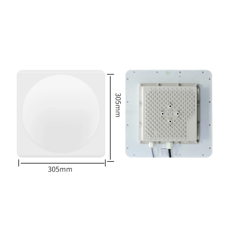 UHF RFID Long Range E710 Chip 9dbi Circular Polarization Antenna Reader for Vehicle Management