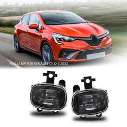 For Renault Clio 5 2022 Front Bumper Fog Lights Lighting System Replacement Parts 261550862R Waterproof Fog Lamps