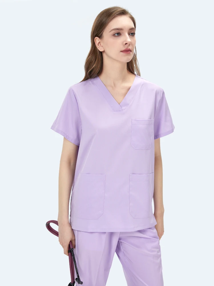 UltraAir™ Stretch Nursing Scrubs Pediatric Medical Uniforms 4-way Stretch Moisture-wicking Veterinary Healthcare Clothing S11