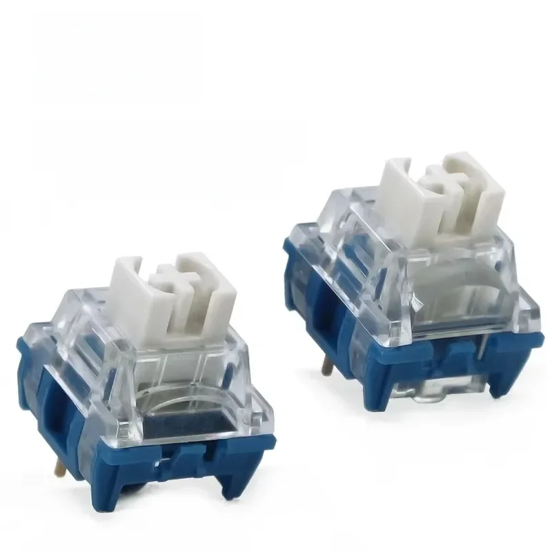 TTC Speed Silver V2 DIY Custom Gamer Mechanical Keyboard Linear Switch 45gf 3Pin RGB SMD Hot Swap Switches Miscontact Prevention