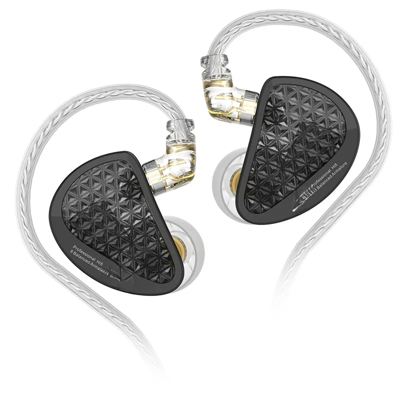 Kz As16 Pro In Oor Oortelefoon 16ba Gebalanceerde Armatuur Hifi Basmonitor Hoofdtelefoon Ruisonderdrukking Oordopjes Sport Headset - afbeelding 2