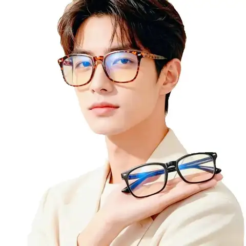 Black Blue Light Blocking Glasses for Computer & Gaming Anti-UV Ray Scratch-Resistant Lenses Comfort Fit for Digital Screen Protection